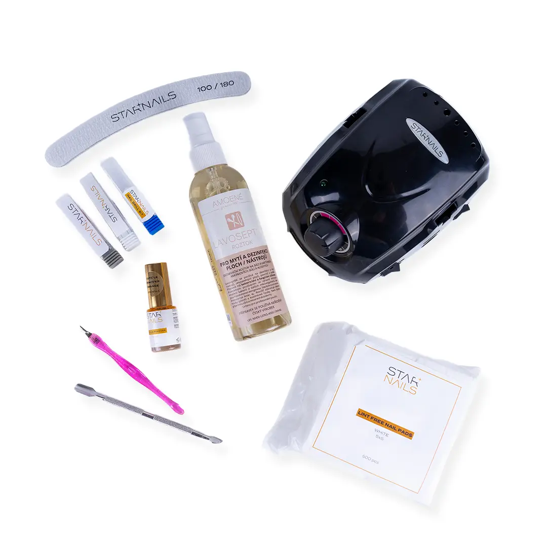 Sada STARNAILS Gel Polish Removal Set + JD102 – odstranění gel laku